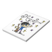 De zwarte Ster van de Rots van de Jongen van het H Notitieblok (Linkerzijde)