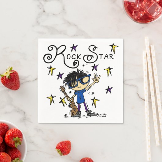 De zwarte Ster van de Rots van de Jongen van het Servetten (Insitu)