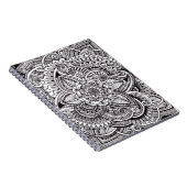 De zwarte Stijl van de henna (op wit) Notitieboek (Rechterzijde)