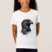 De zwarte valk t-shirt (Voorkant)