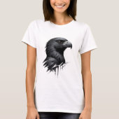 De zwarte valk t-shirt (Voorkant)