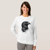 De zwarte valk t-shirt (Voorkant volledig)