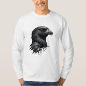 De zwarte valk t-shirt (Voorkant)