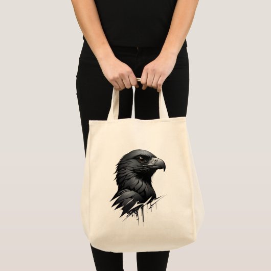De zwarte valk tote bag (Voorkant (product))