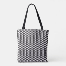 De Zwarte van de cirkel Tote Bag