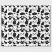 DE ZWARTE VANGSTPATRONEN CADEAUPAPIER (Vlak)