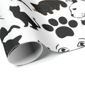 DE ZWARTE VANGSTPATRONEN CADEAUPAPIER (Rol Hoek)