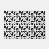 DE ZWARTE VANGSTPATRONEN DEURMAT (Voorkant)