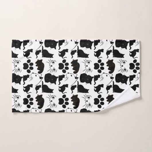 DE ZWARTE VANGSTPATRONEN HANDDOEK (Handdoek)