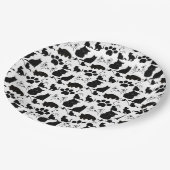 DE ZWARTE VANGSTPATRONEN PAPIEREN BORDJE (Gekanteld)