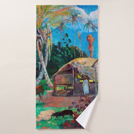De zwarte varkens, Gauguin Badhanddoek (Badhanddoek)