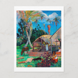 De zwarte varkens, Gauguin Briefkaart
