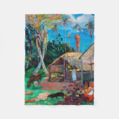 De zwarte varkens, Gauguin Fleece Deken (Voorkant)