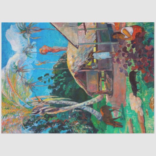 De zwarte varkens, Gauguin Tissuepapier (Voorkant)