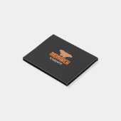 De zwarte vlinder post-it® notes (Schuin)