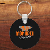 De zwarte vlinder sleutelhanger (Voorkant)