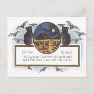 De zwarte Volle maan van de Hooiberg van de Briefkaart