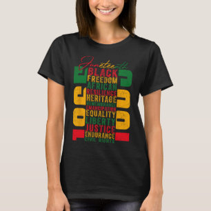De Zwarte Vrijheid 1865 Onafhankelijkheidsdag T-shirt