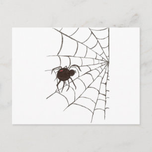 De zwarte weduwe briefkaart