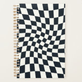 De zwarte Witte Controles van de terugkeer Gegarke Planner (Voorkant)