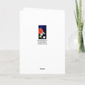 De Zwarte & witte rozen van de sympathie Kaart (Achterkant)