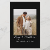 De zwarte Witte van de begroting sparen de Uitnodi Flyer (Voorkant)