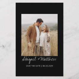 De zwarte Witte van de begroting sparen de Uitnodi Flyer