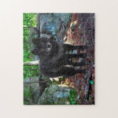 "De zwarte Wolf" Puzzle Legpuzzel (Verticaal)