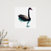 De zwarte zwaan poster (Keuken)