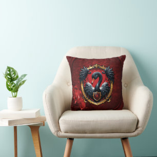 De Zwarte Zwaan staat symbool voor elegantie en kr Kussen