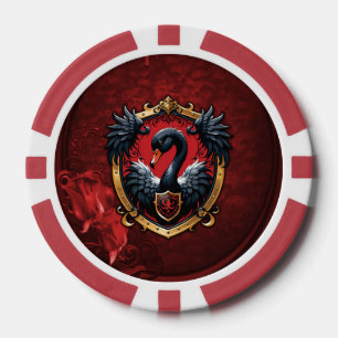 De Zwarte Zwaan staat symbool voor elegantie en kr Poker Chips