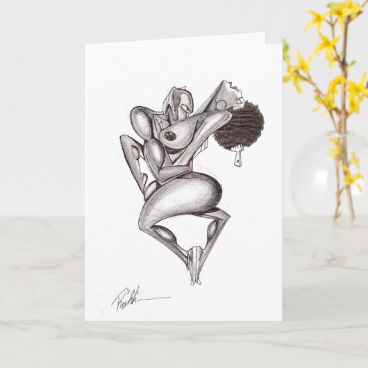 De zwarten de bessen kaart (Gele Bloem)