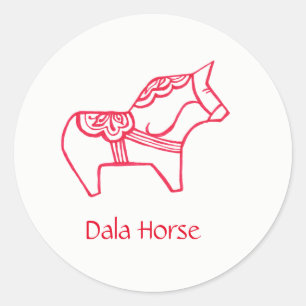 De Zweedse Sticker van het Paard Dala