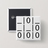 De zweefvliegtuig: Een Universal Hacker Emblem-But Vierkante Button 5,1 Cm (Voorkant /achterkant)