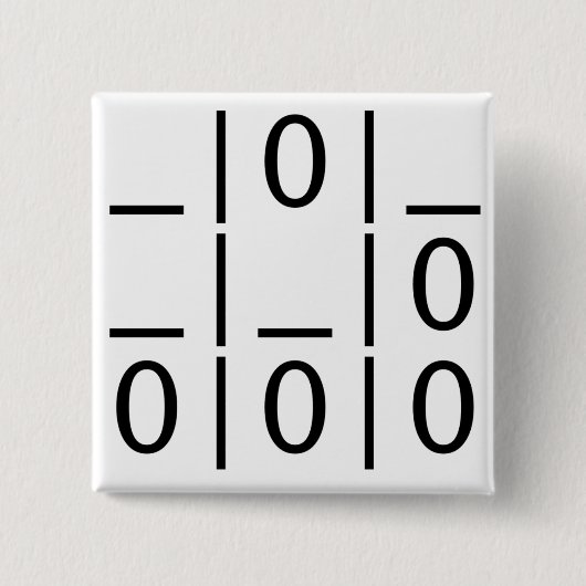 De zweefvliegtuig: Een Universal Hacker Emblem-But Vierkante Button 5,1 Cm (Voorkant)