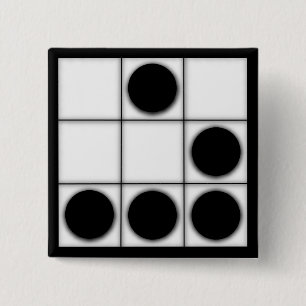 De zweefvliegtuig: Een Universal Hacker Emblem-But Vierkante Button 5,1 Cm