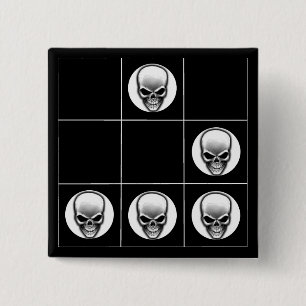 De zweefvliegtuig: Een Universal Hacker Emblem-But Vierkante Button 5,1 Cm