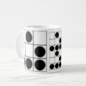 De zweefvliegtuig: Een universele hacker Emblem-Mo Koffiemok (Voorkant links)