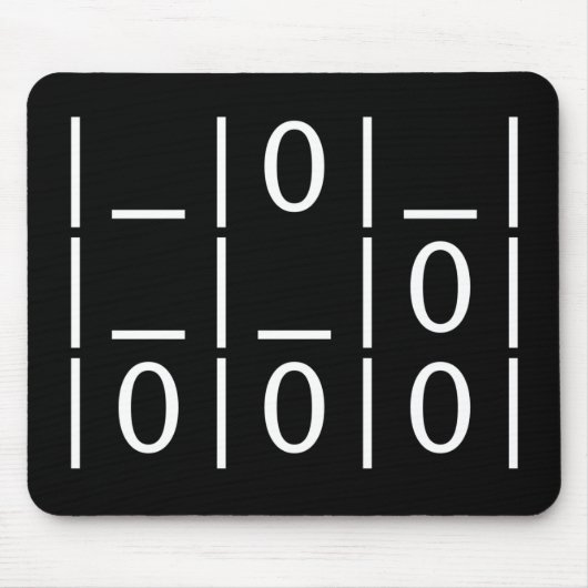 De zweefvliegtuig: Een universele hacker Emblem Mo Muismat (Voorkant)