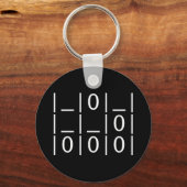 De zweefvliegtuig: een universele hacker Emblem-Sl Sleutelhanger (Voorkant)