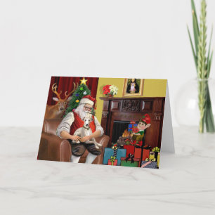 De zweep van de Kerstman Feestdagen Kaart