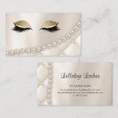 De Zweep van het Oog van de make-up geselt het Visitekaartje (Voorkant / Achterkant)