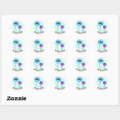 De Zweetste Pop Funny Lollipop Pun Ronde Sticker (Vel)