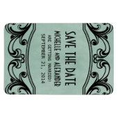 De  Zwemmen sparen de Magneet van de Datum, Jade (Horizontaal)