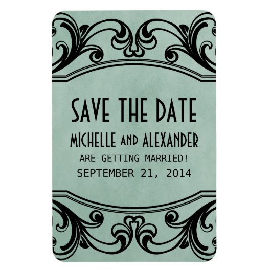 De  Zwemmen sparen de Magneet van de Datum, Jade (Verticaal)