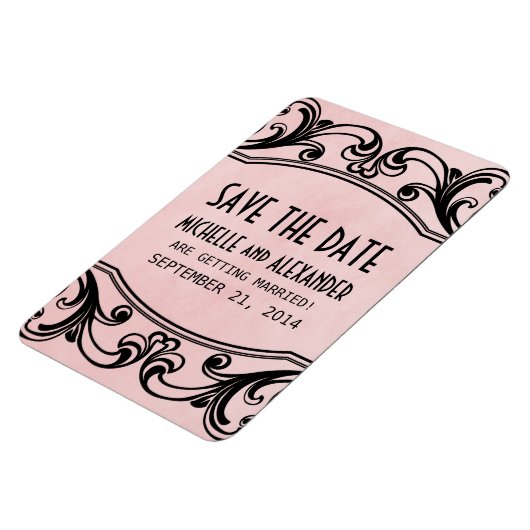 De  Zwemmen sparen de Magneet van de Datum, Roze (Linkerzijde)