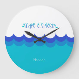 De zwemmer maakt een Plons Grote Klok