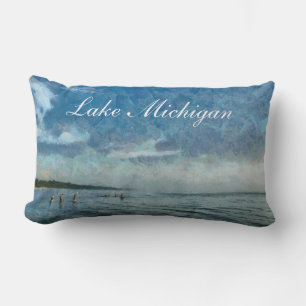 De Zwemmers van Michigan van het meer werpen Kussen
