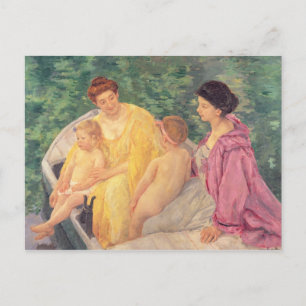 De Zwemmoeder of Twee Moeders en Hun kinderen op e Briefkaart