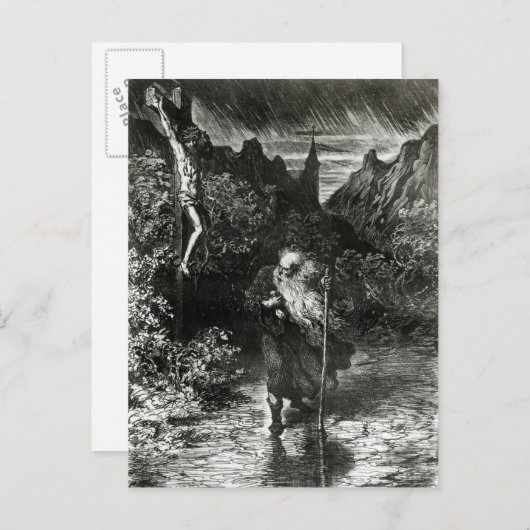 De zwerfjood briefkaart (Voorkant / Achterkant)